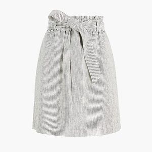 J. Crew Linen Cotton Paper Bag Skirt
